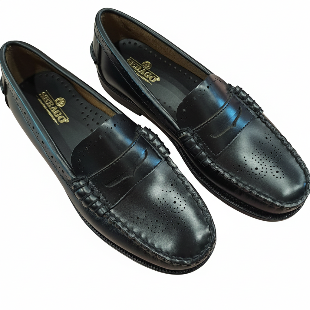Sebago - Dan Perf Leather Loafers - Top