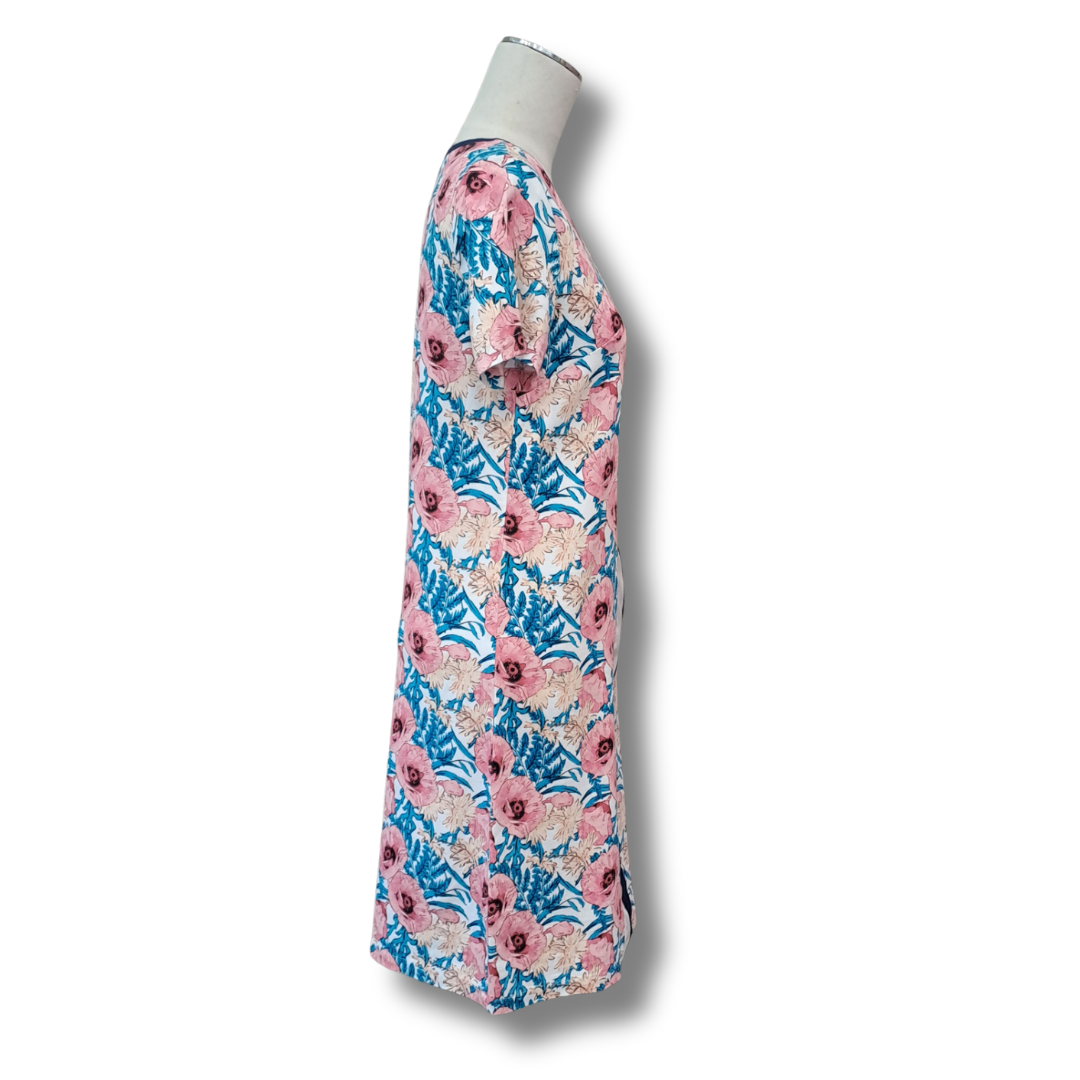 Seduce - Floral Stripe Dress - Size 8 - Side