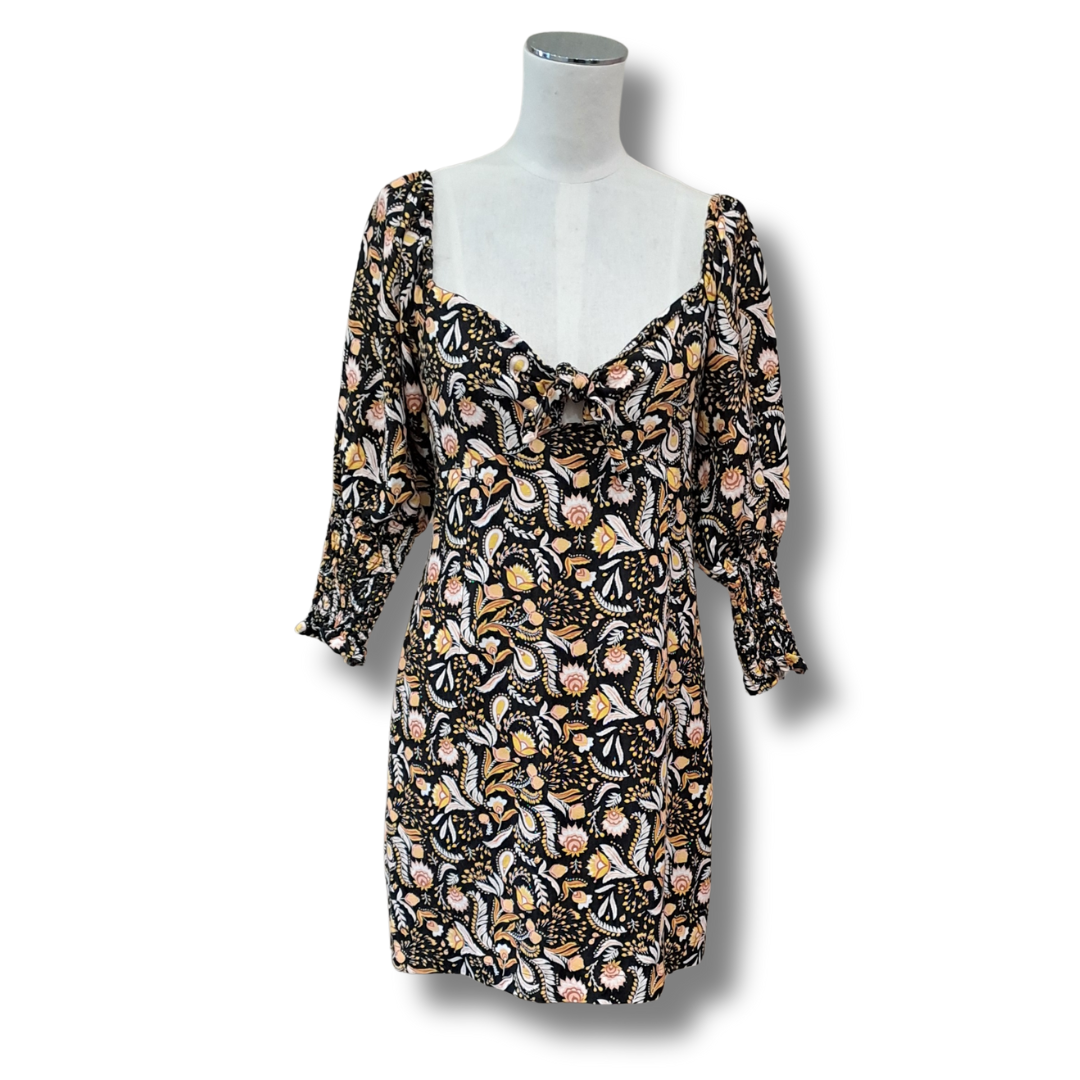 Seed - Floral Mini Dress - Front View