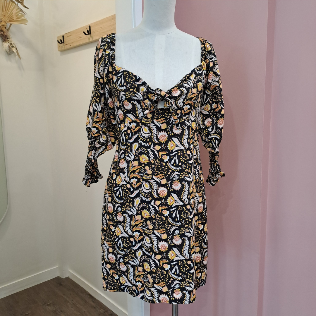 Seed - Floral Mini Dress - Size 10