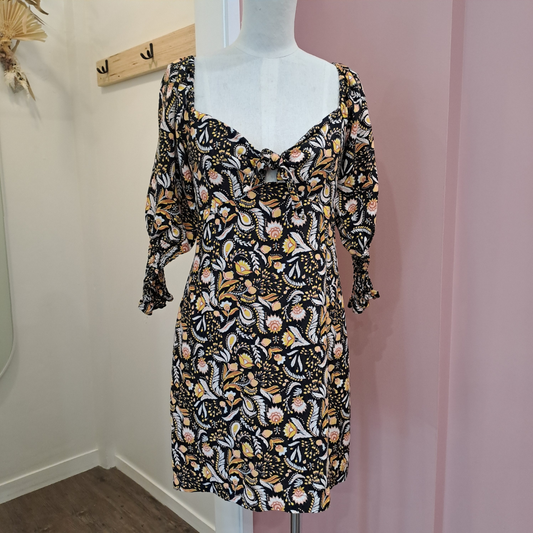 Seed - Floral Mini Dress - Size 10