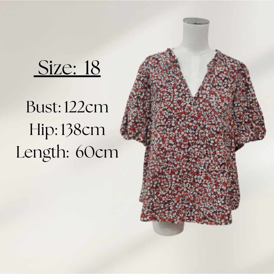 Seeking Lola - Treasure Top - Size 18 - Size Chart