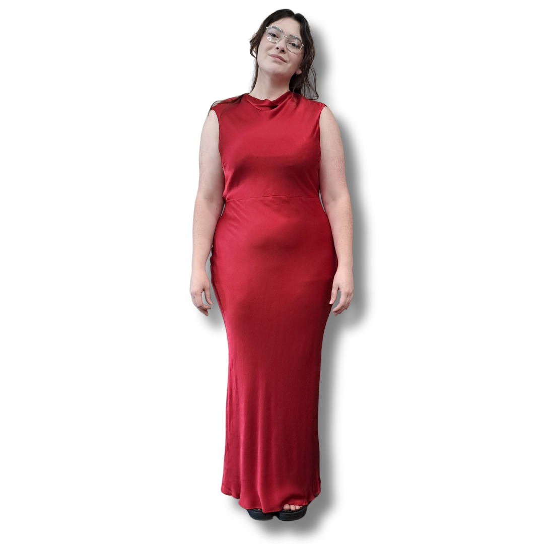 Shona Joy - Cowl Back Maxi Dress - Size 16 - BNWT - Front