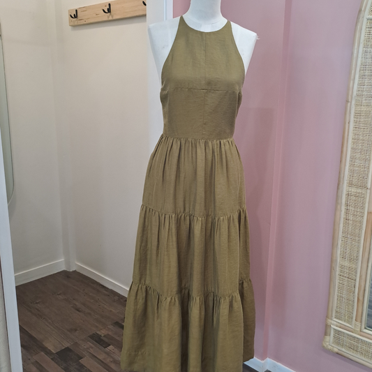 Shona Joy - Maya Midi Dress - Size 10