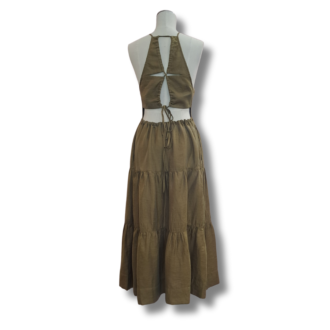 Shona Joy - Maya Midi Dress - Size 10 - Back