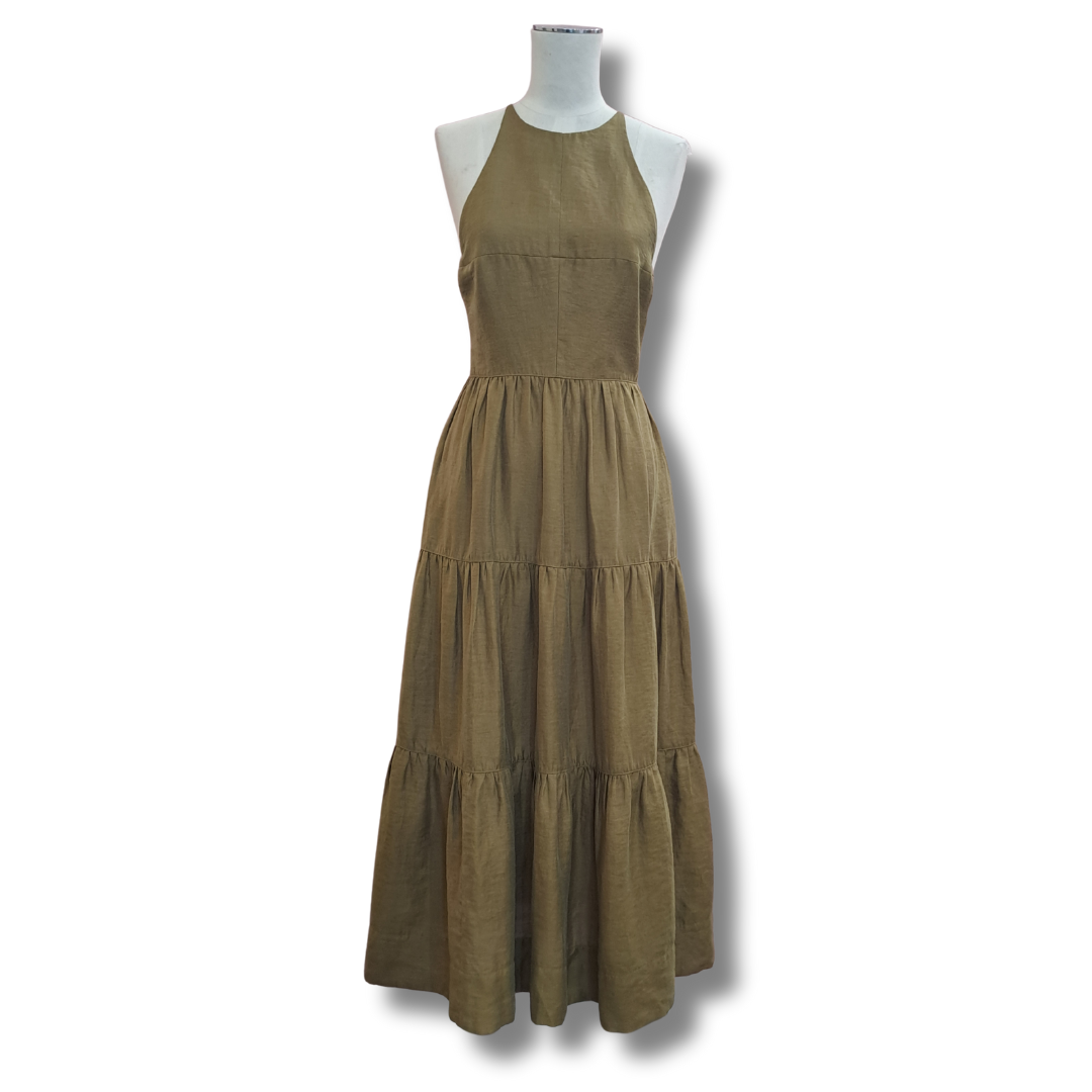 Shona Joy - Maya Midi Dress - Size 10  -Front