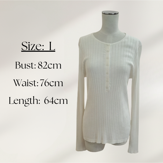 POL - Cotton Cashmere Knit - Size L