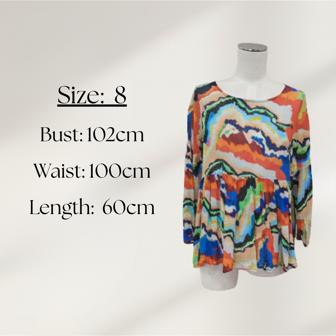 Gorman - Multicolour Top - Size 8
