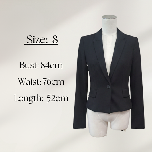 Cue City - Cropped Blazer - Size 8