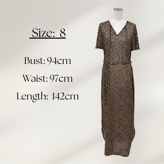 Kilt - Floral Maxi Dress - Size 8