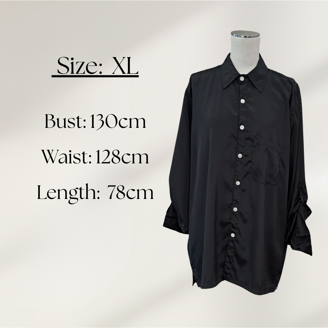 Caravan + Co - Silk Blend Shirt - Size XL - BNWT - Size Chart