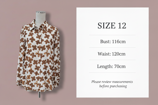 Stella + Gemma - Charlotte Shirt - Size 12 - Size Charts