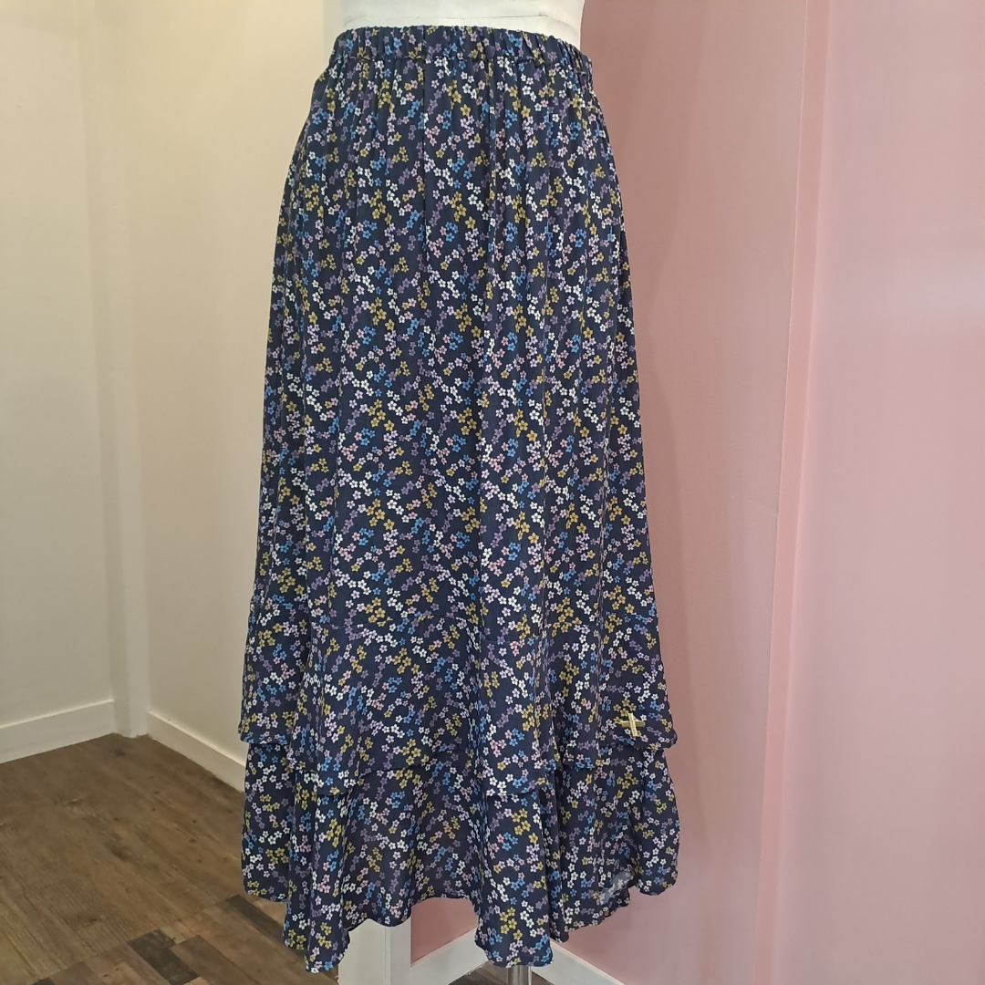 Stella + Gemma - Layered Floral Skirt - Size 10