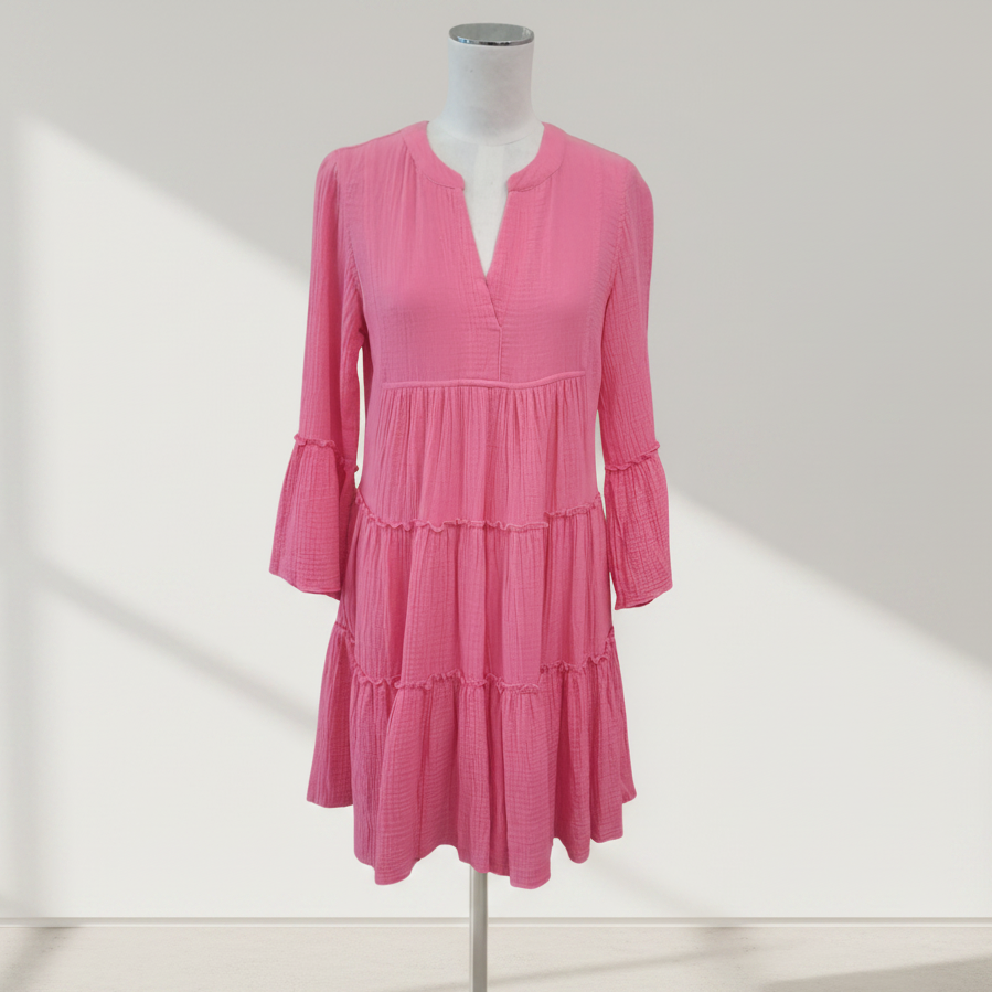 Stella + Gemma - Tiered Mini Dress - Size 8