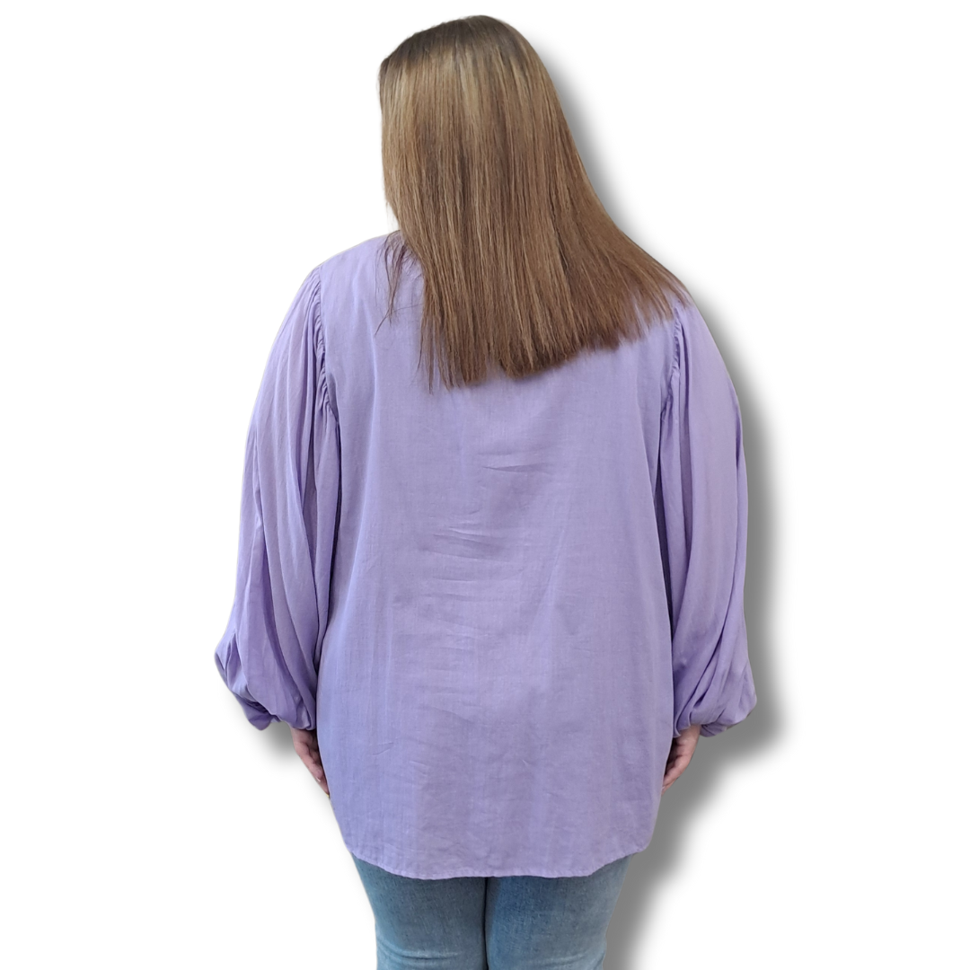 Stella Royal - Avery Long Sleeve Top - Size 4 (20-22) - BNWT - Back