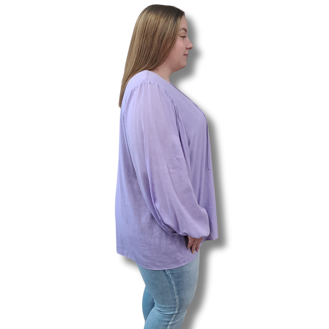 Stella Royal - Avery Long Sleeve Top - Size 4 (20-22) - BNWT - Side