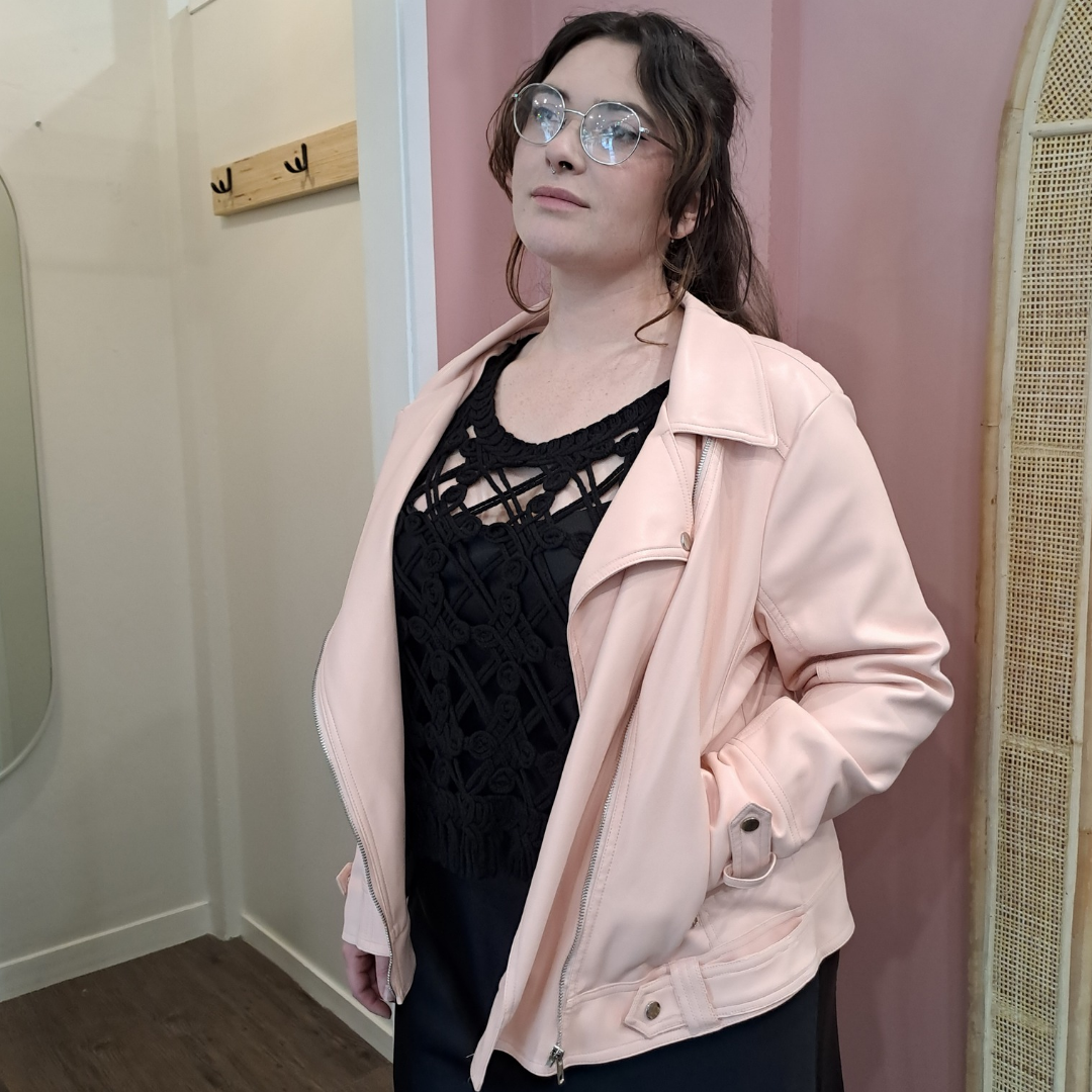 Stella Royal - Cameron Biker Jacket - Size 2 (18) - BNWT