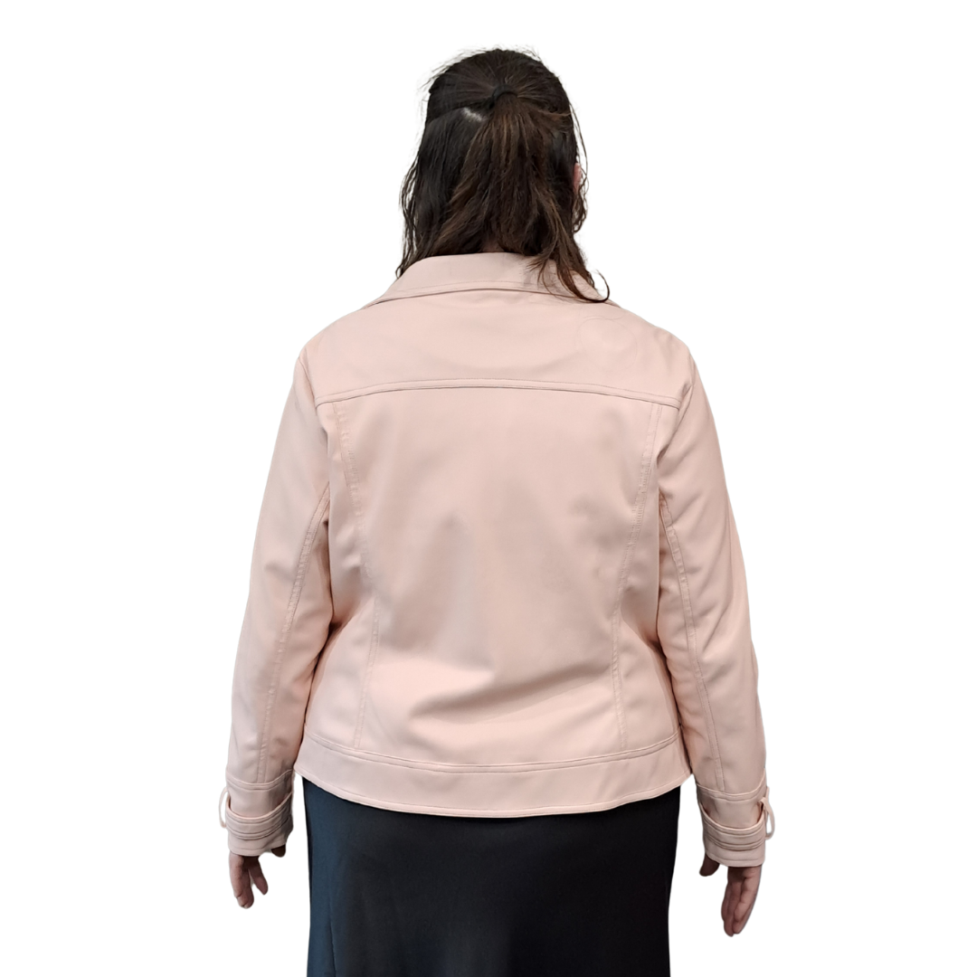 Stella Royal - Cameron Biker Jacket - Size 2 (18) - Back View