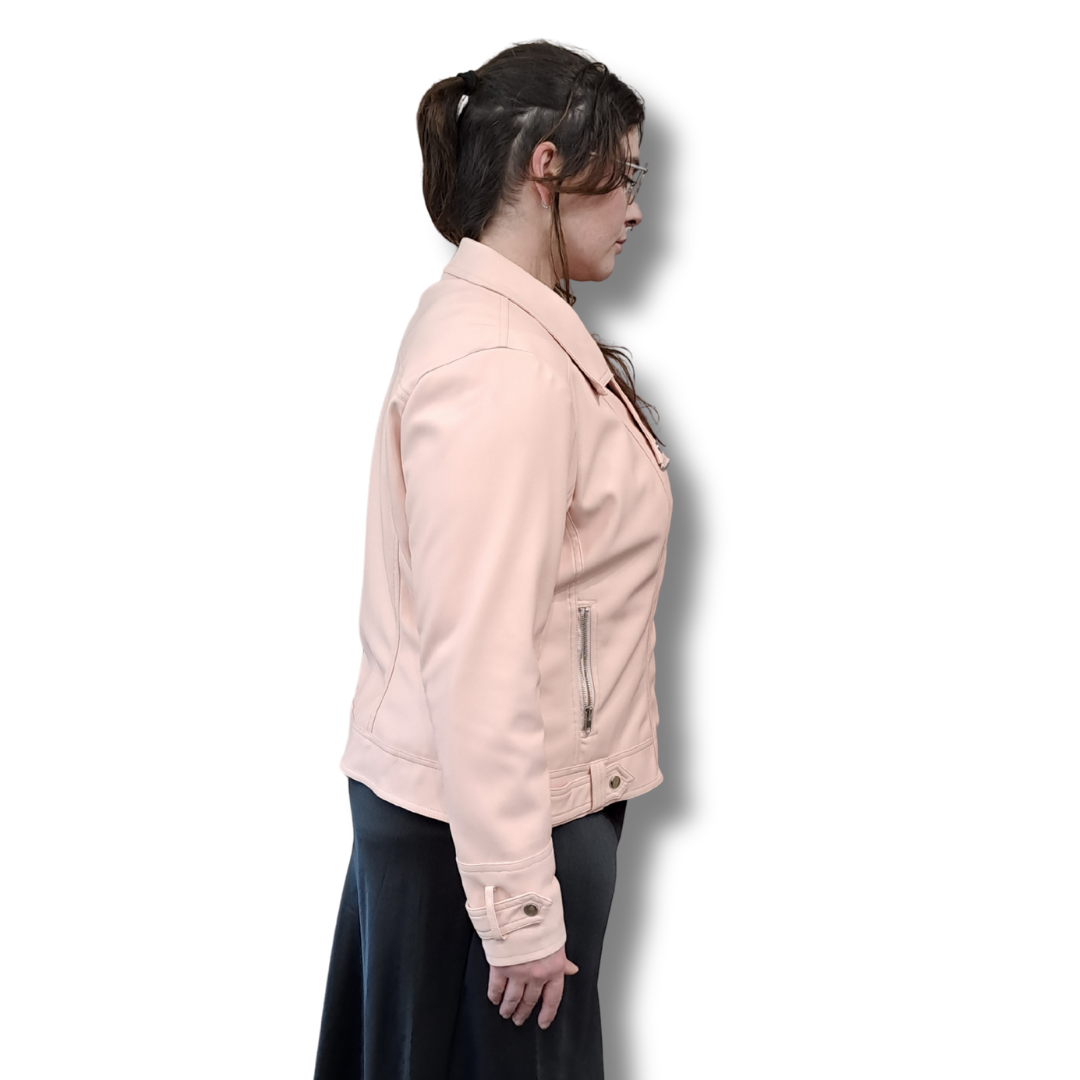 Stella Royal - Cameron Biker Jacket - Size 2 (18) - Side View