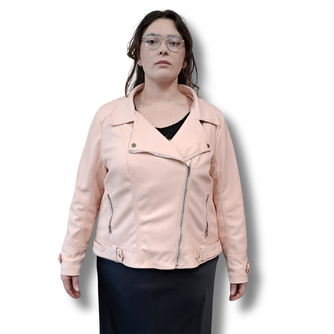 Stella Royal - Cameron Biker Jacket - Size 2 (18) - Zipped View