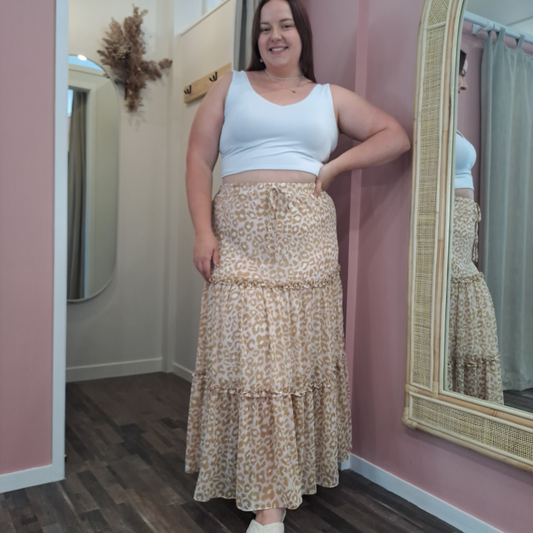 Stella Royal - Gracie Leopard Skirt