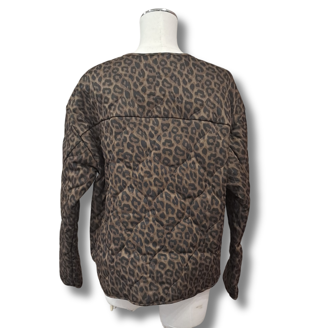 Stories Be Told - Apex Animal Print Jacket - Size 10 - Back
