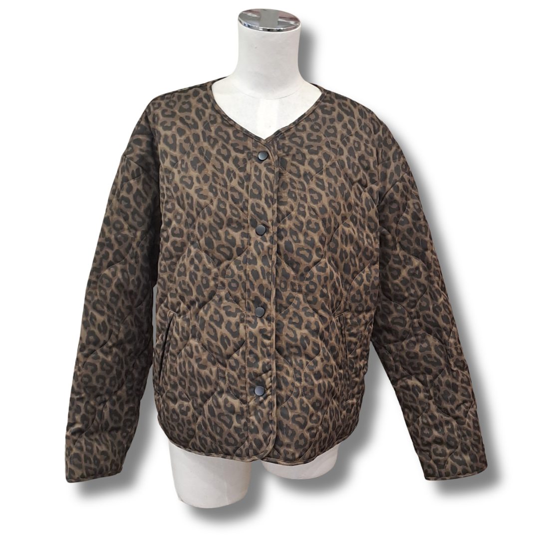 Stories Be Told - Apex Animal Print Jacket - Size 10 - Front