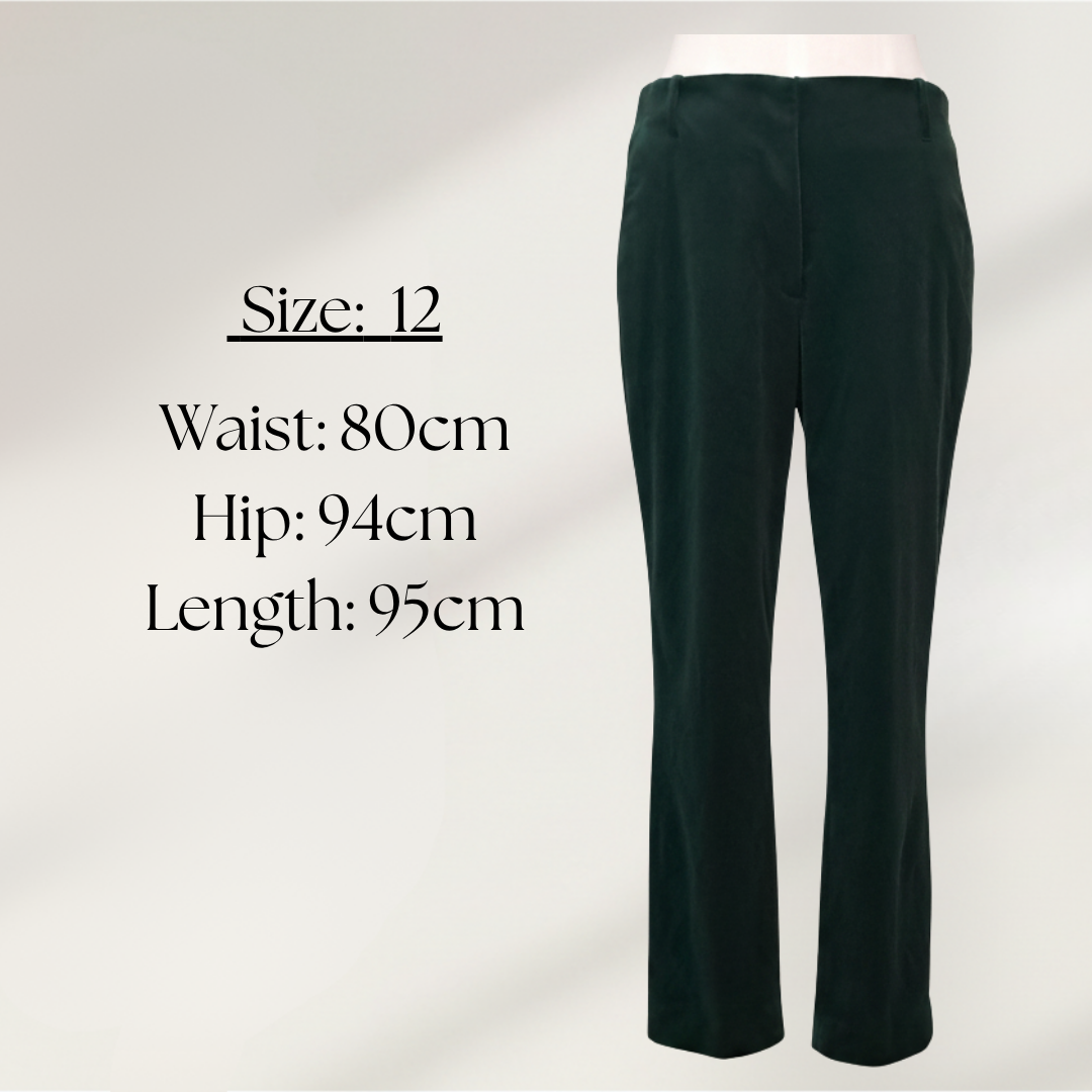 Storm - Velvet Green Pant - Size 12 - Size Chart