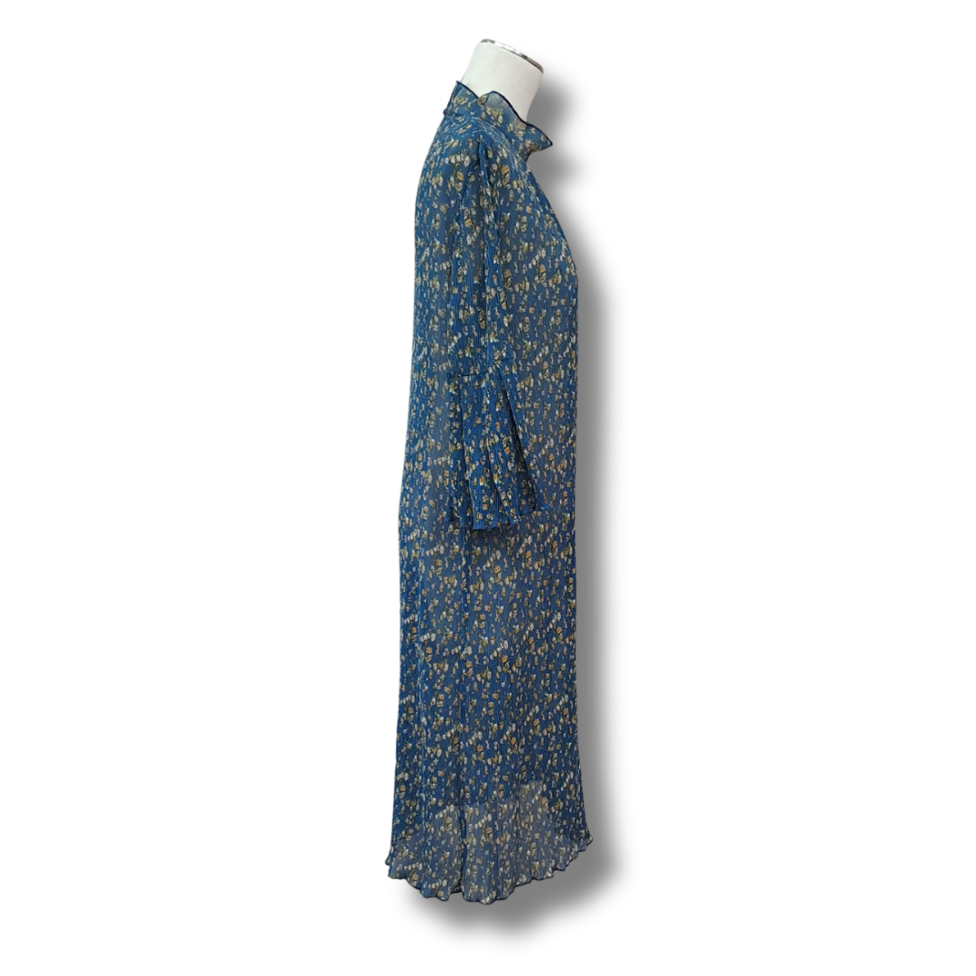 Sylvester - Floral Pleated Midi Dress - Size XS - Side