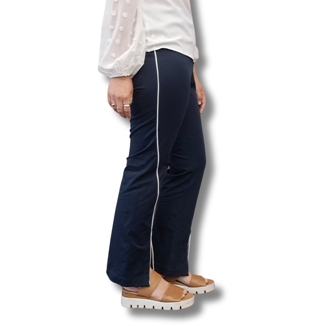 The Carpenter's Daughter - Navy Flutter Pant - Size 14 - Side