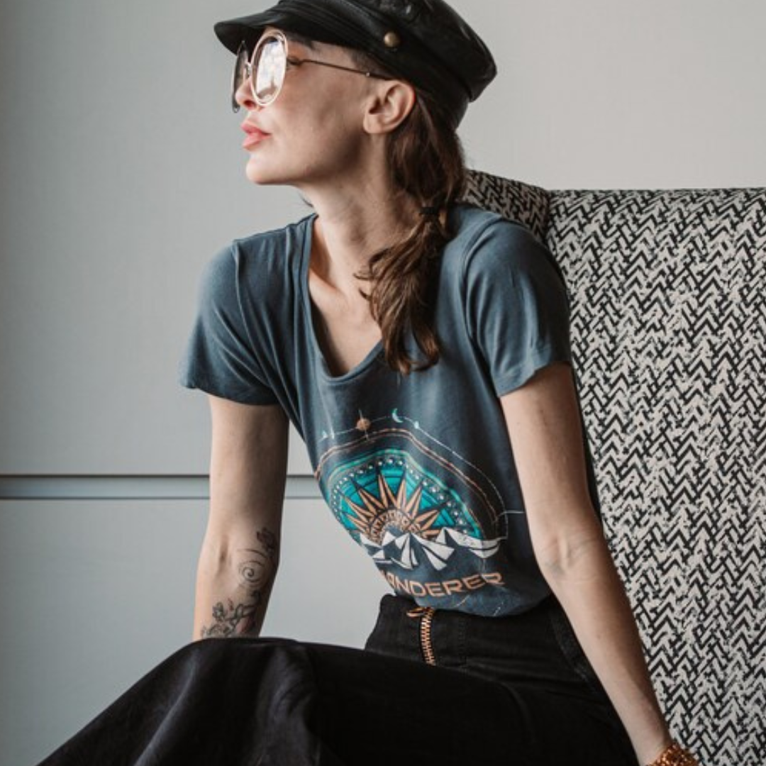 The Heart Love Co - Organic Cotton Wanderer 2 Tee Front