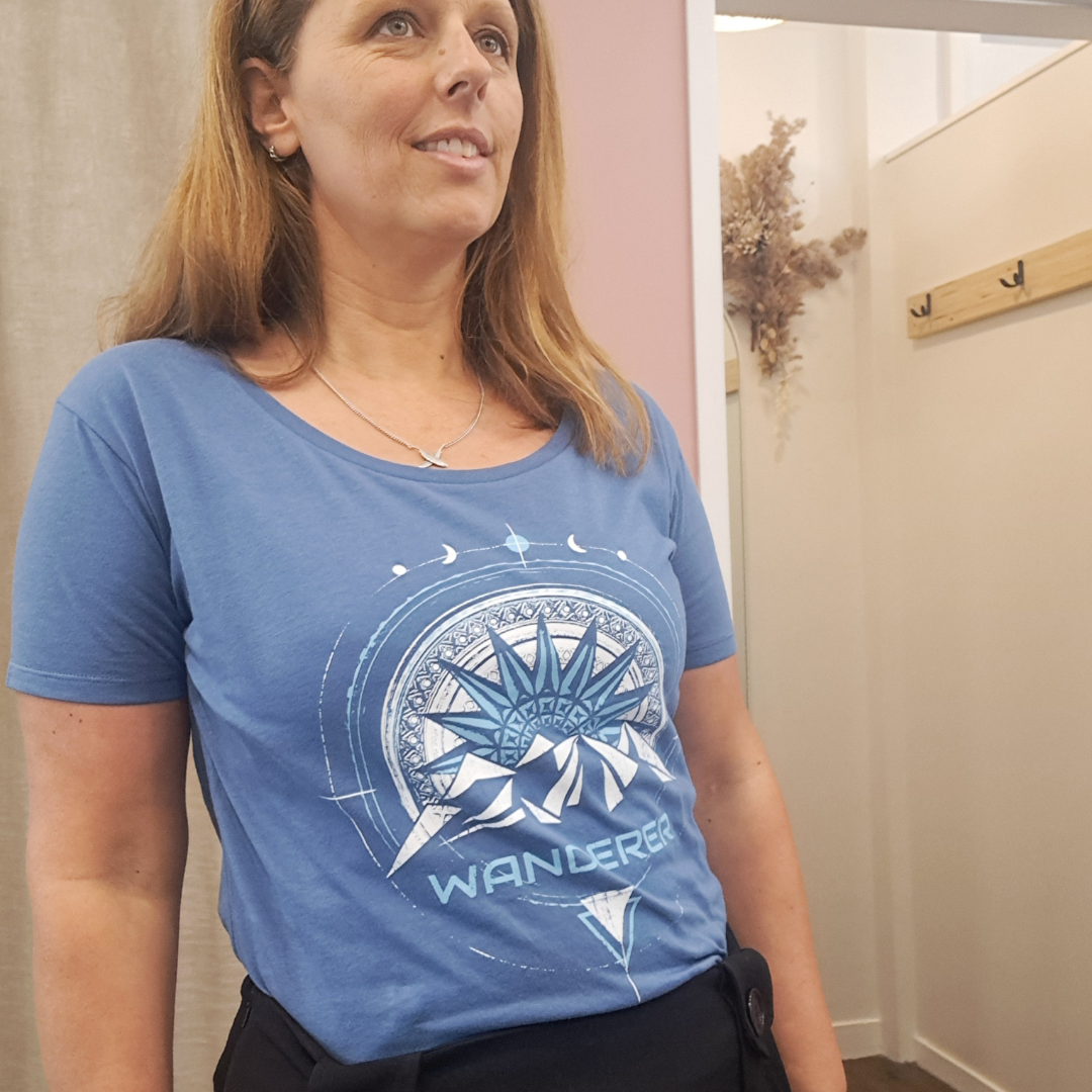 The Heart Love Co - Organic Cotton Wanderer 2 Tee Front Small