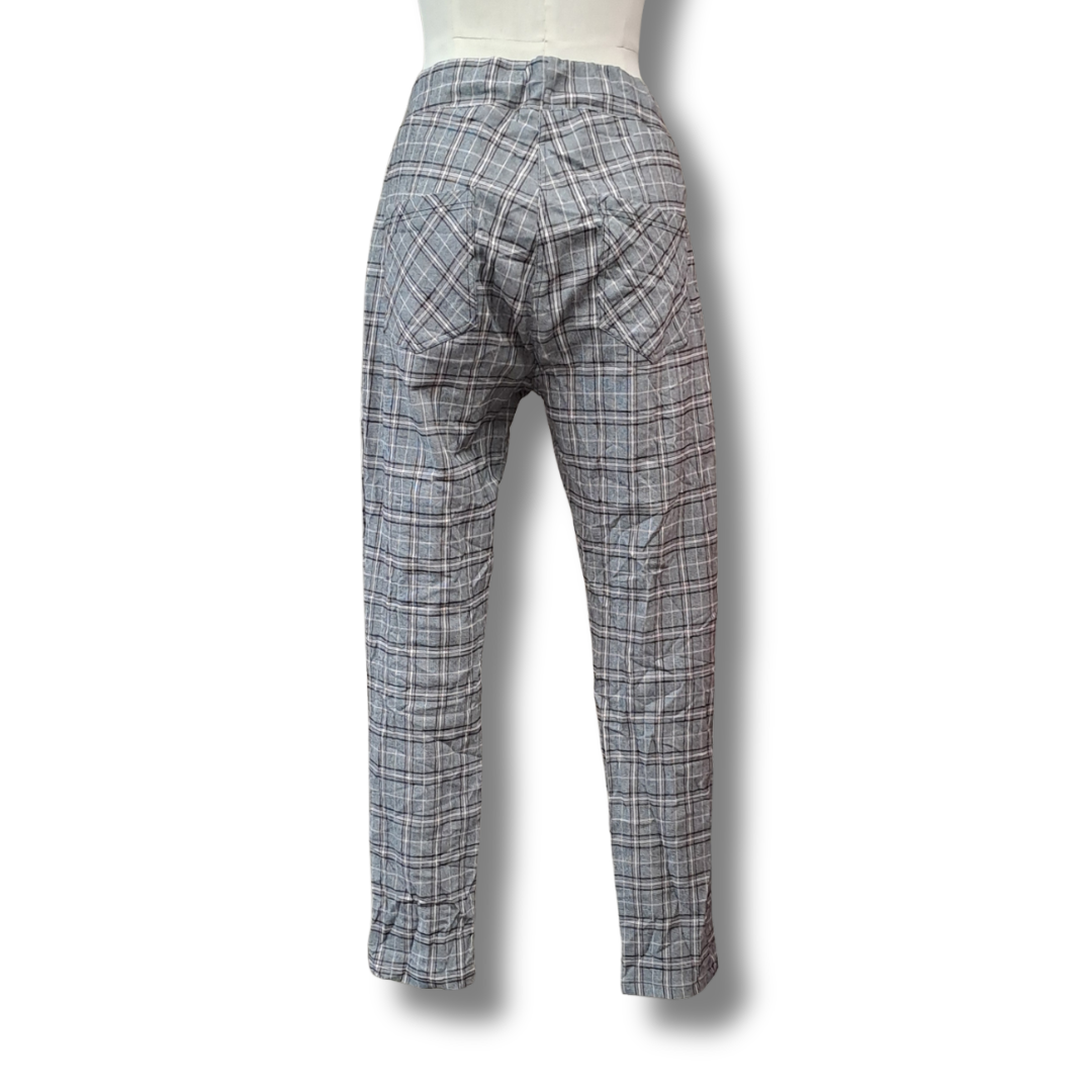 Threadz - Chic Check Pants - Size L - Back
