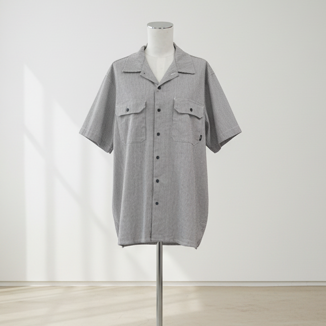 Thrills - Stripe Cotton Shirt - Size S - Front