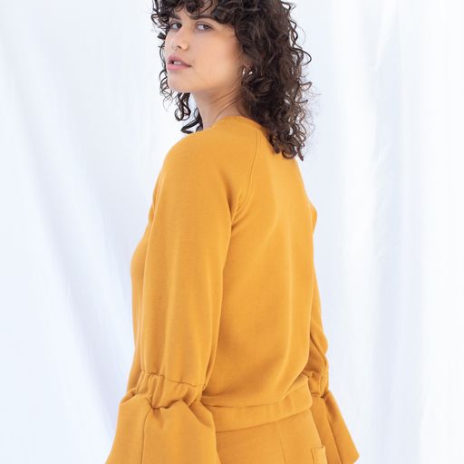 Recreate Transit Sweatshirt - Marigold Back