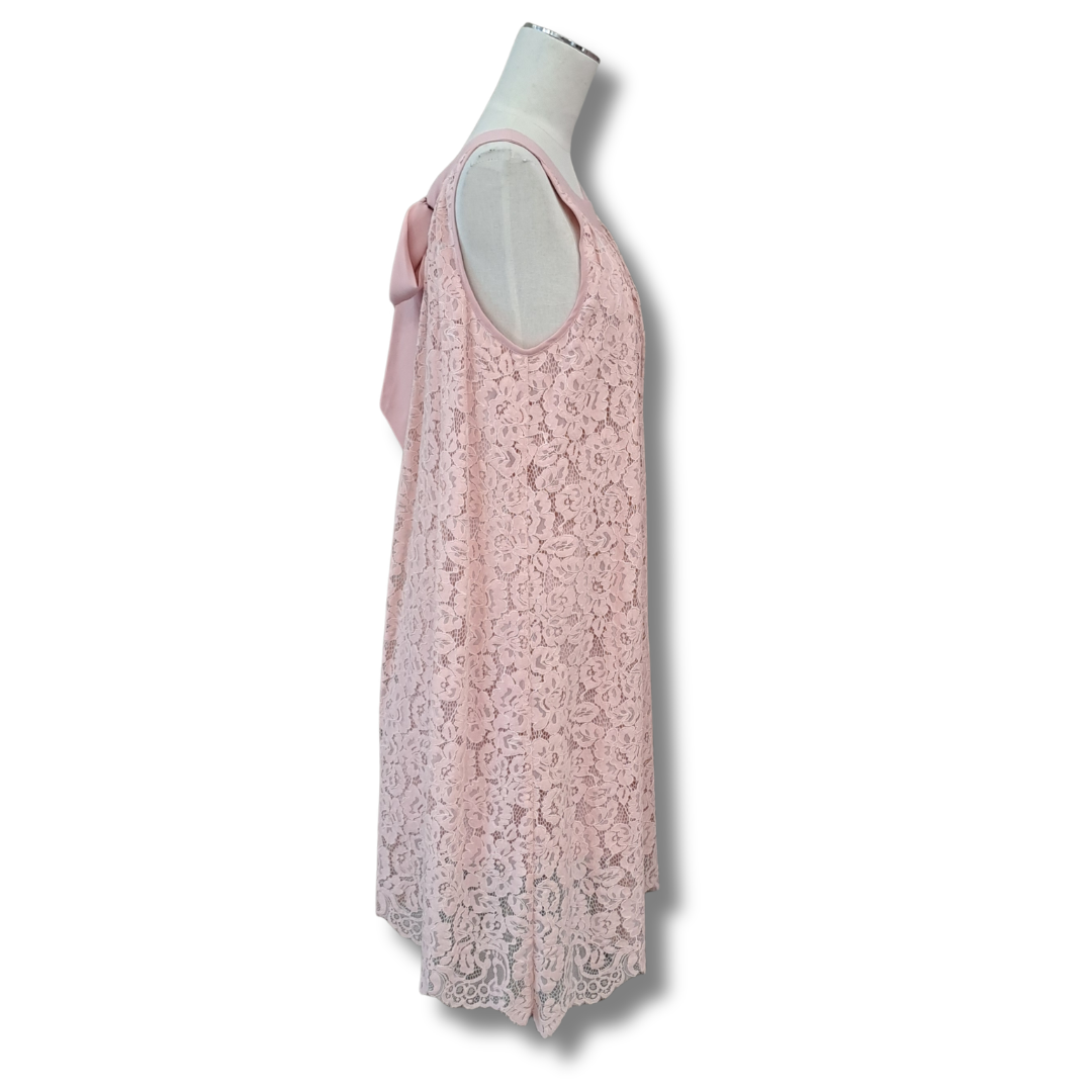 Tuesday - Pink Lace Dress - Side View
