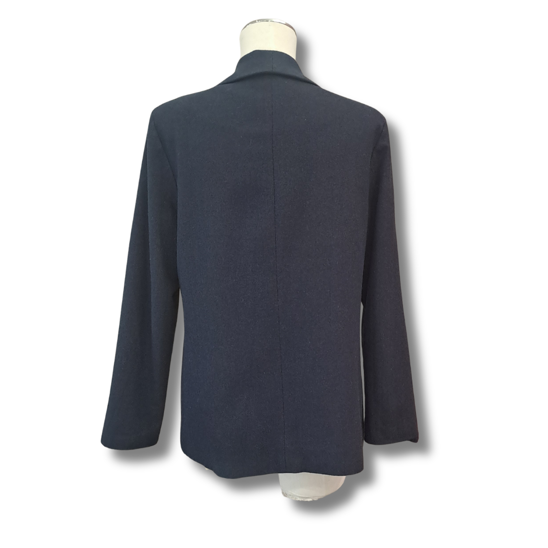 Twenty Seven Names - Navy Wool Jacket - Size 12 - Back