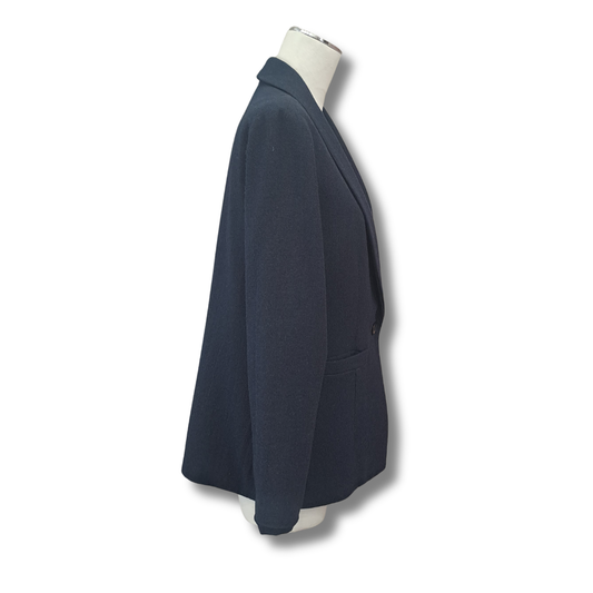 Twenty Seven Names - Navy Wool Jacket - Size 12 - Side