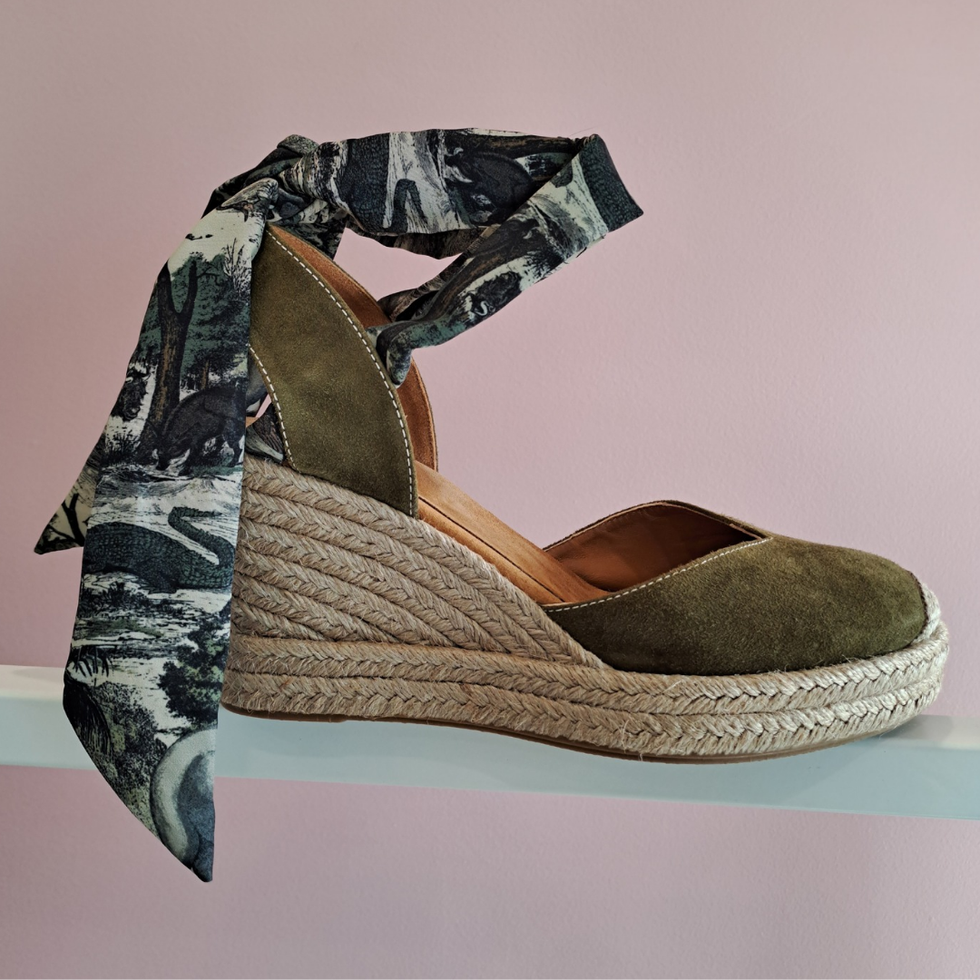 Unisa - Woven Heeled Sandals - Size 39 / 8