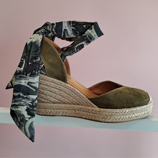 Unisa - Woven Heeled Sandals - Size 39 / 8