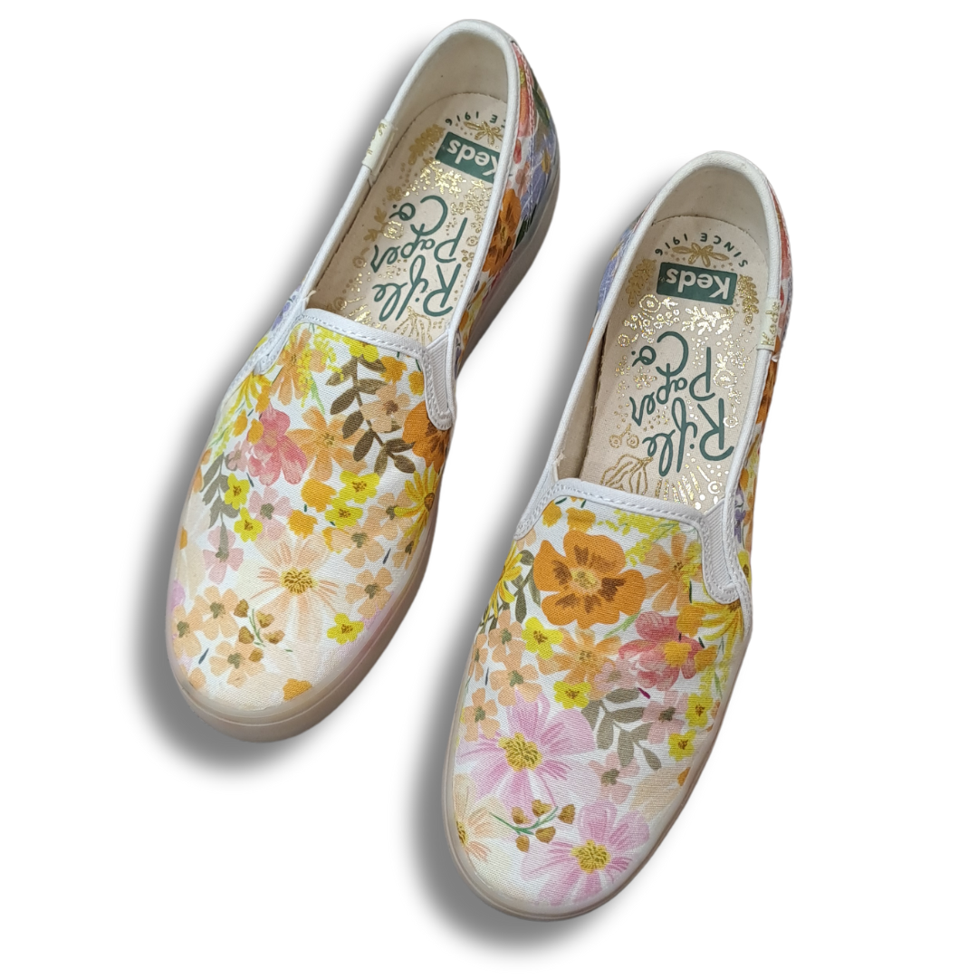 Keds x Rifle Paper Co Floral Double Decker Shoes Size 37.5 August