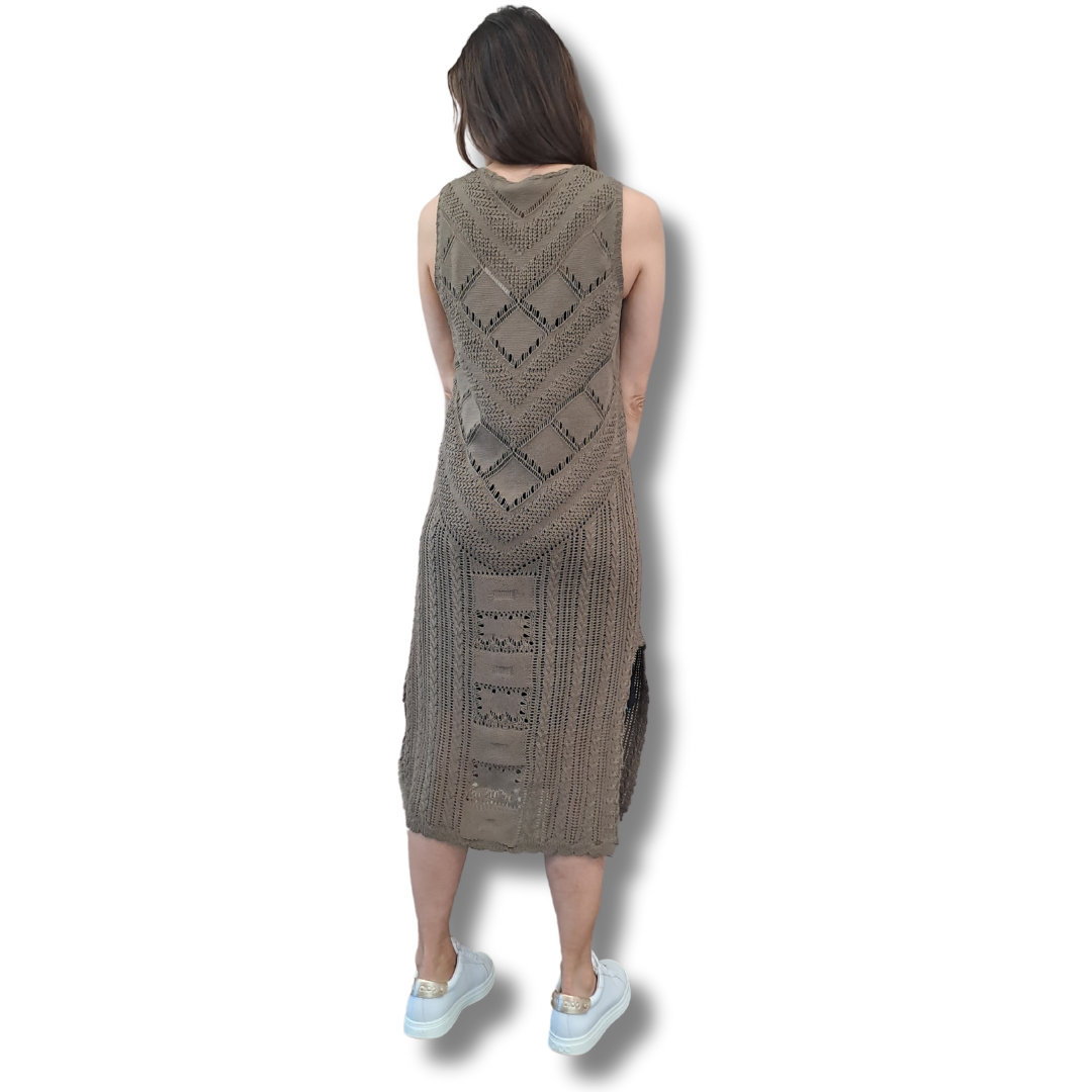 San Jose Lottie Knit Dress - Back