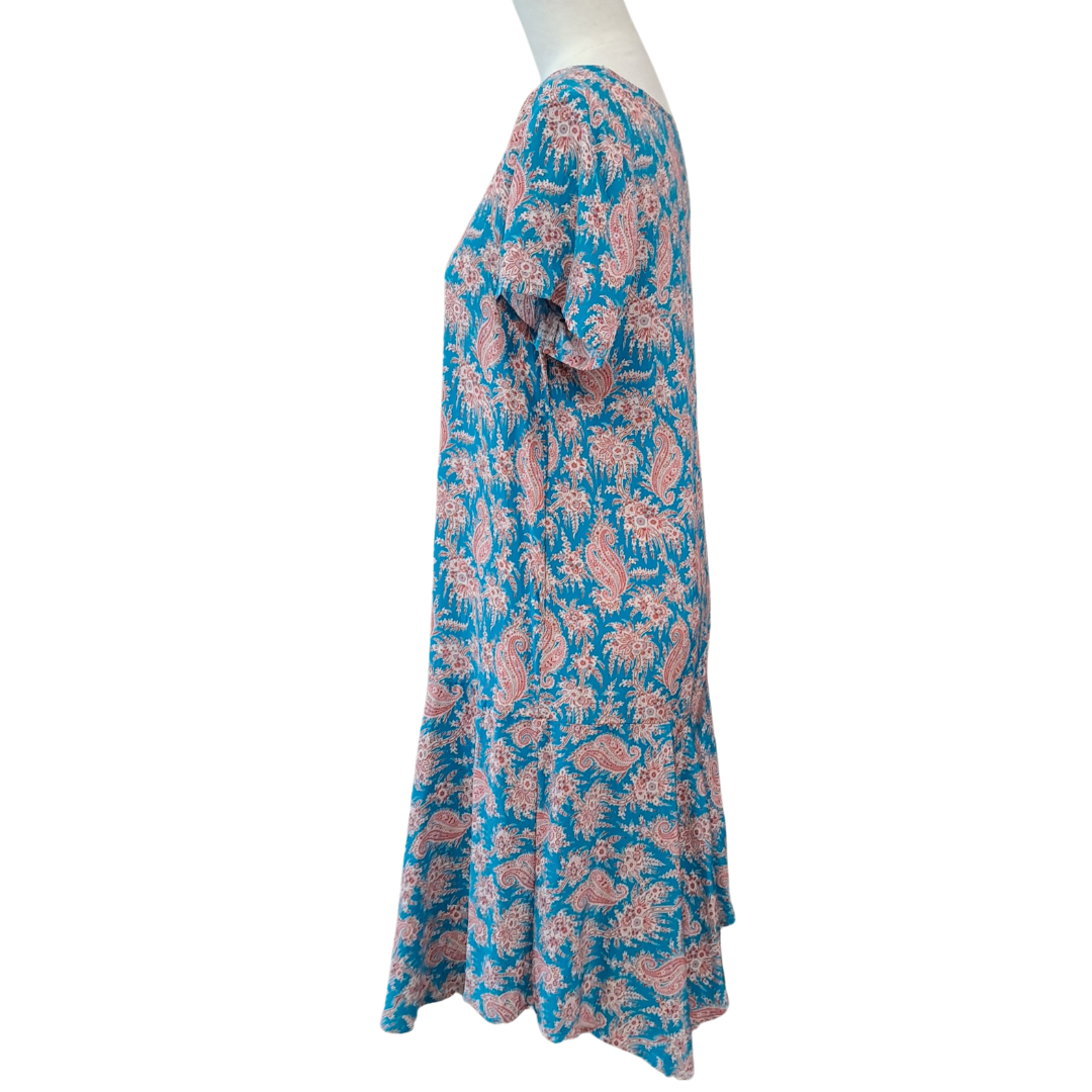 Helen Cherry - Silk Paisley Dress - Size 10