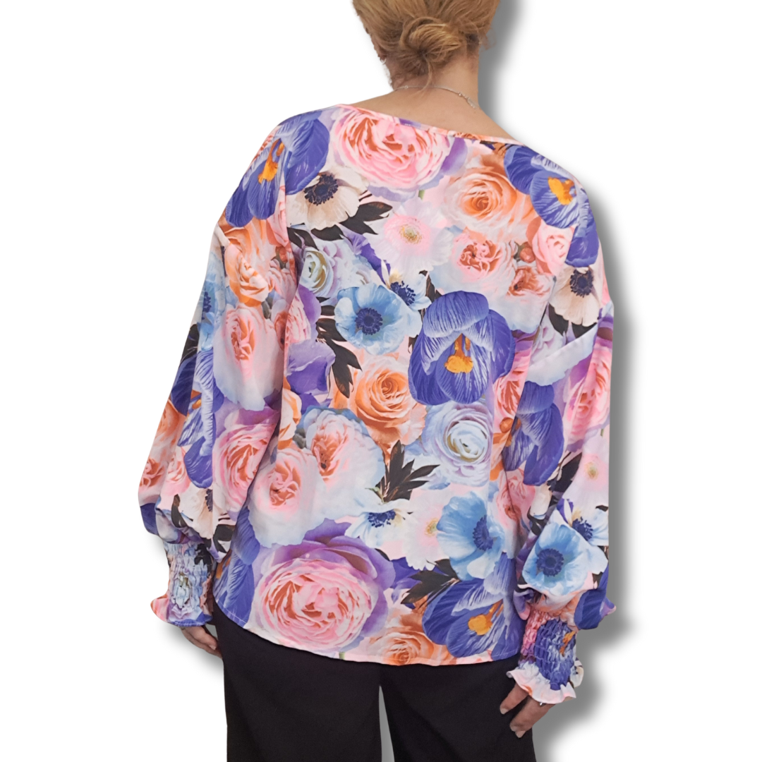 Augustine - Floral Top - Size L
