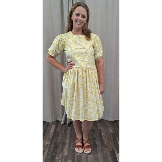 Moehau - Floral Cotton Dress - Size 14