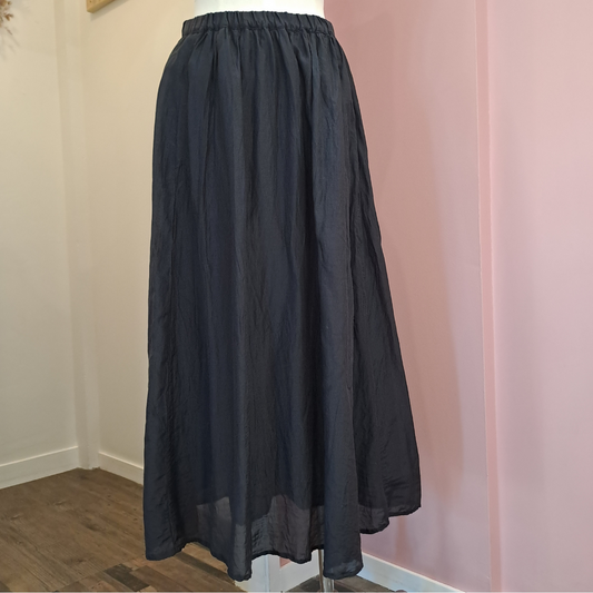 Velvet by Graham & Spencer - Ines Silk Cotton Skirt - Size S
