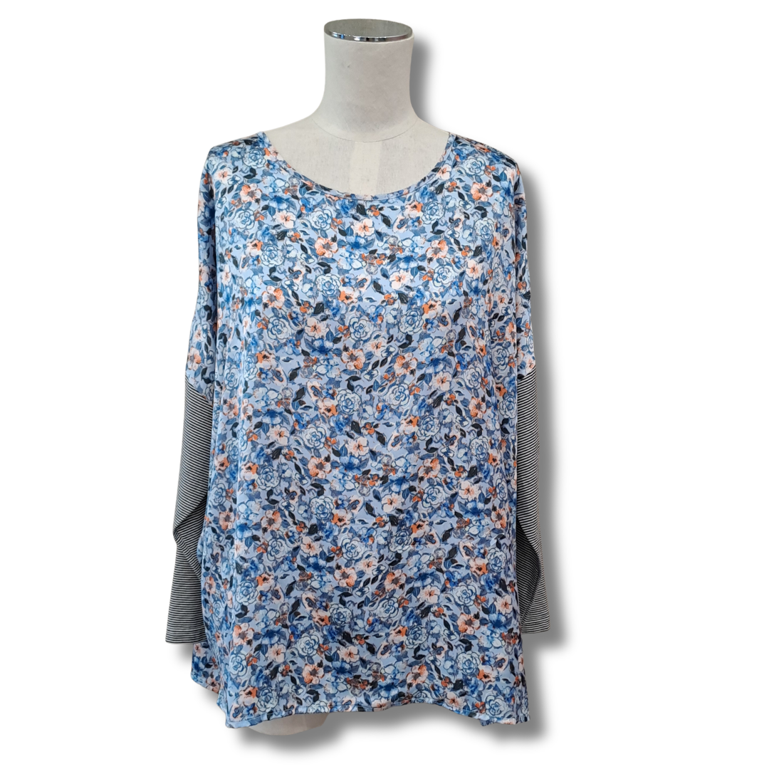 Vincent - Floral Top - Size 10 - Front View