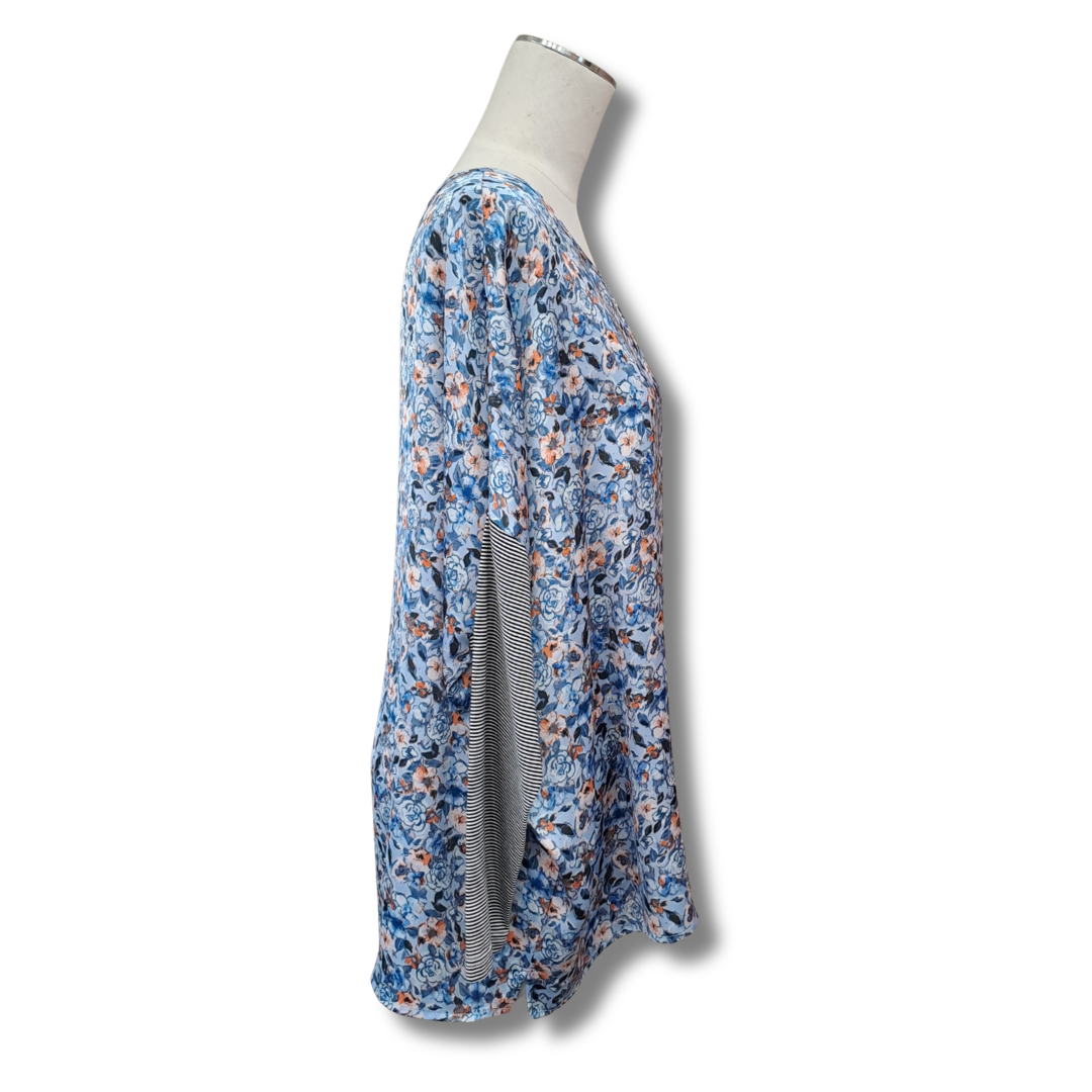 Vincent - Floral Top - Size 10 - Side View