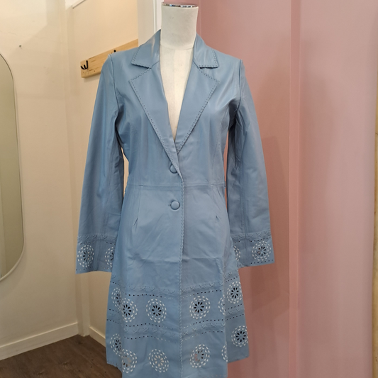 Wendy Murray - Leather Coat - Size 10