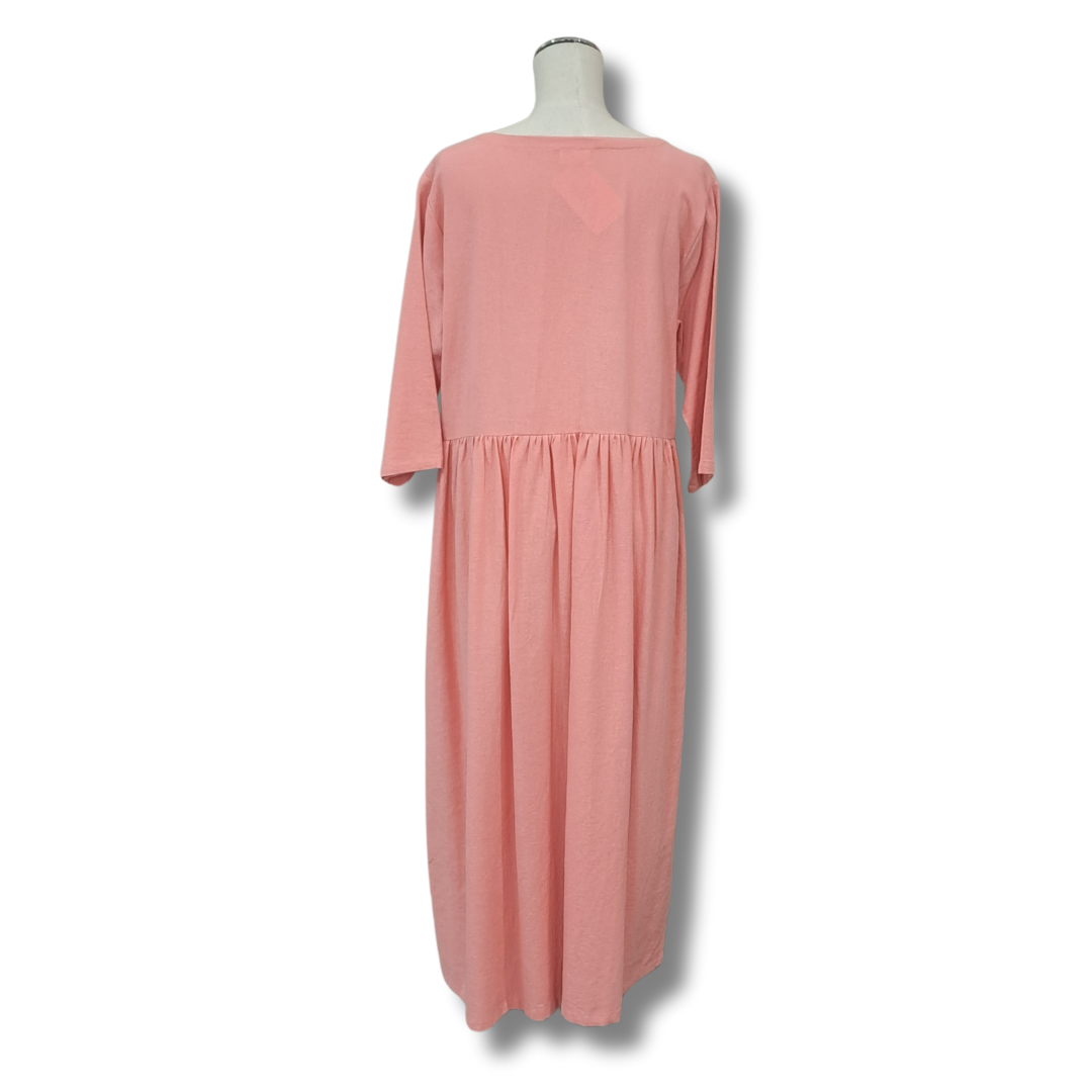 Wicker & Co - Terracotta Pocket Dress - Back
